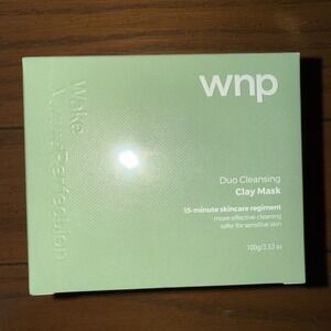 WNP Duo Cleansing Clay Mask 100g 2-Step Detox Pore Cleanser Sealed |BNIB Sealed